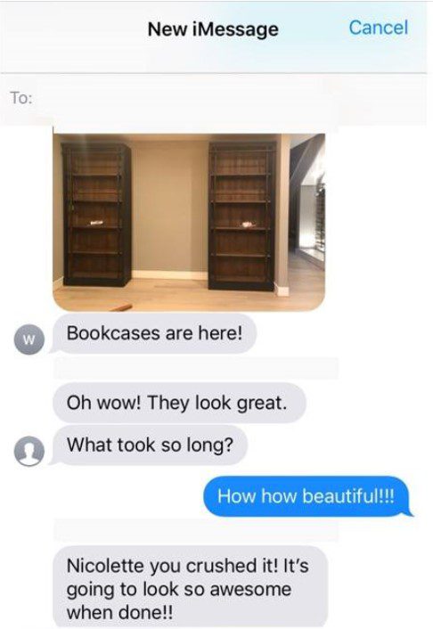 Interior Design new construction home-text