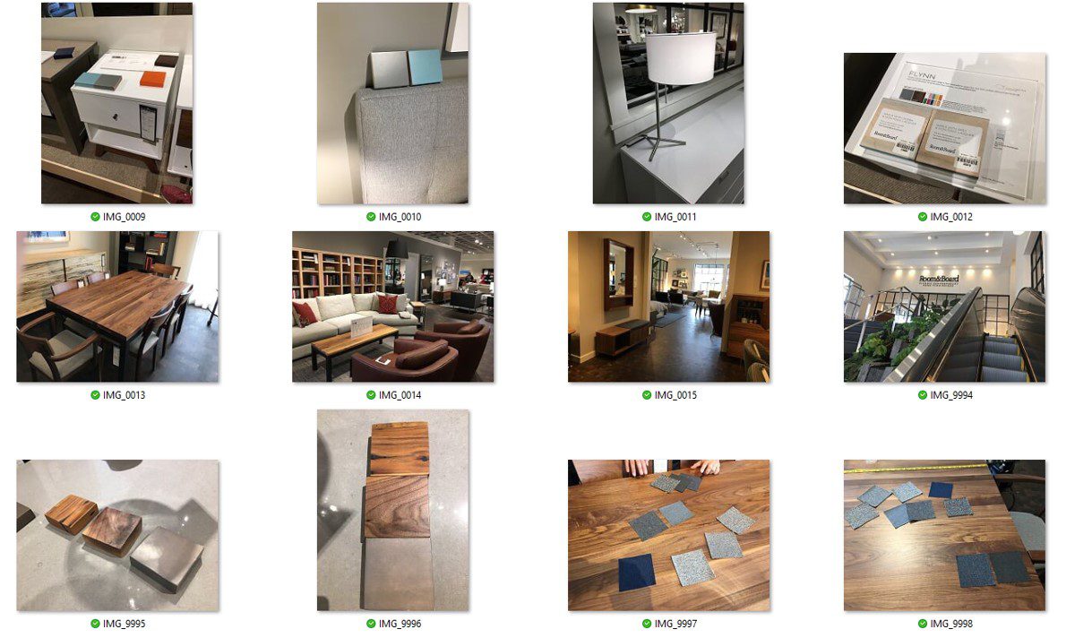 Room & Board shopping